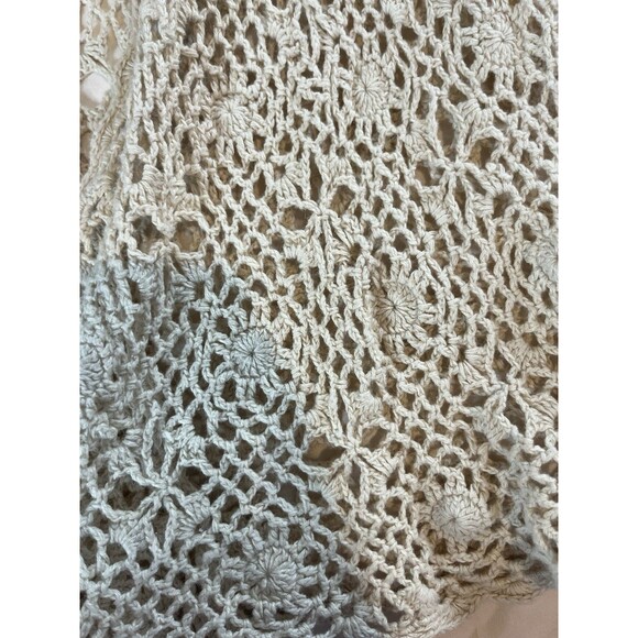 Great American Sweater Y2K Crochet Drawstring Waist Size Large - Picture 7 of 9